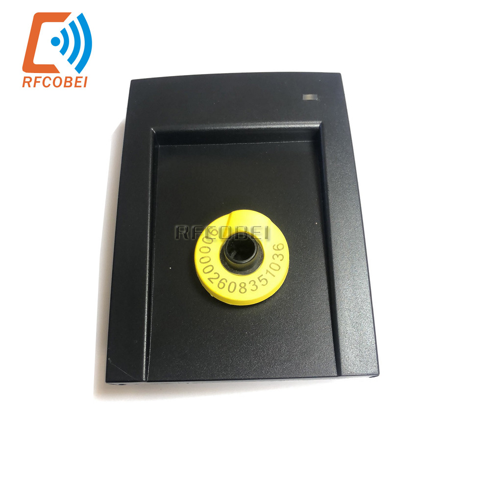 

RFID Reader 125KHZ/134.2KHz Microchip Encoder ISO11784 / ISO11785 FDX-B EMID Animal Tag Writer Desktop Programmer ATYQ4