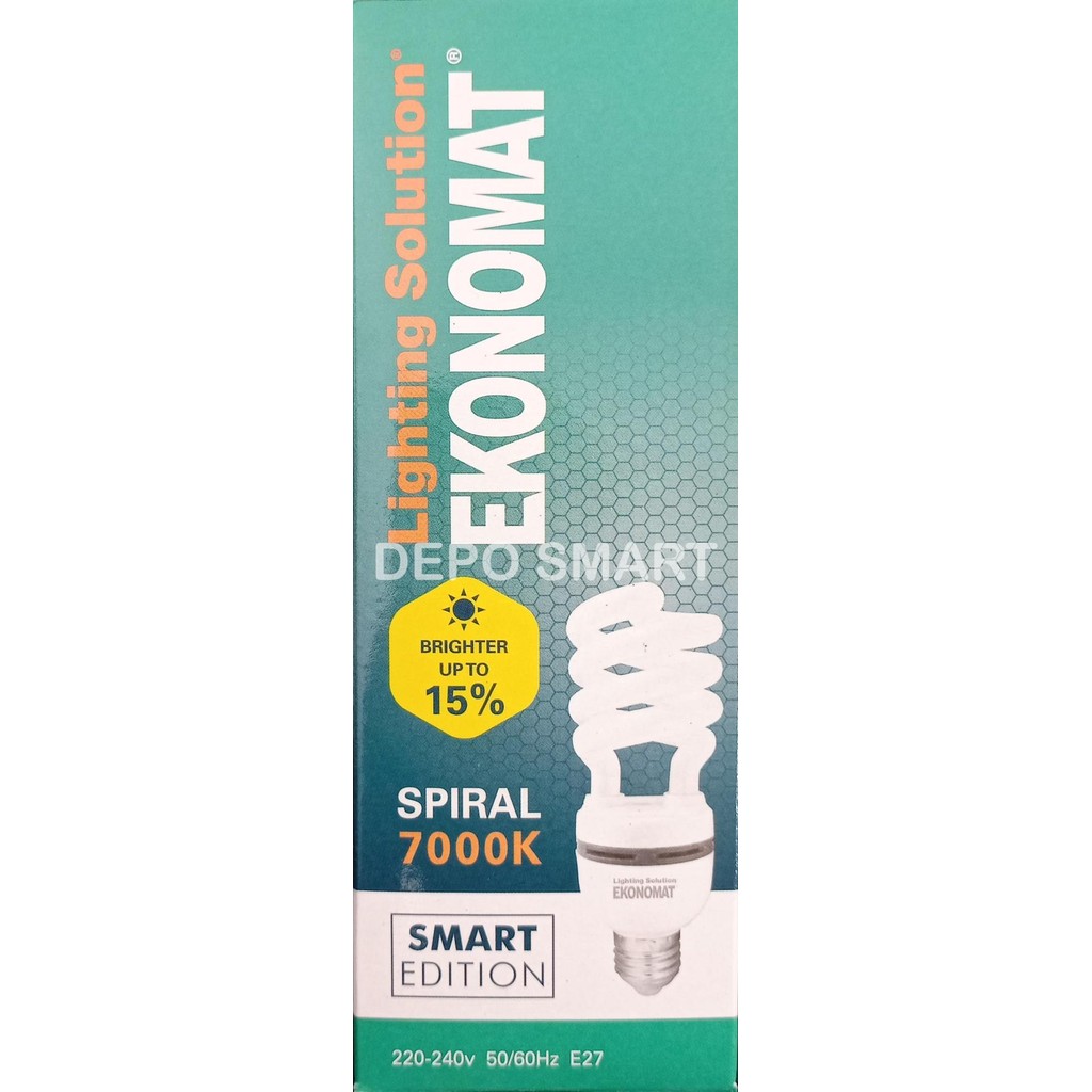 (Allthebest) LAMPU EKONOMAT SMART EDITION SPIRAL MODEL 35 7000K PUTIH 35W E27