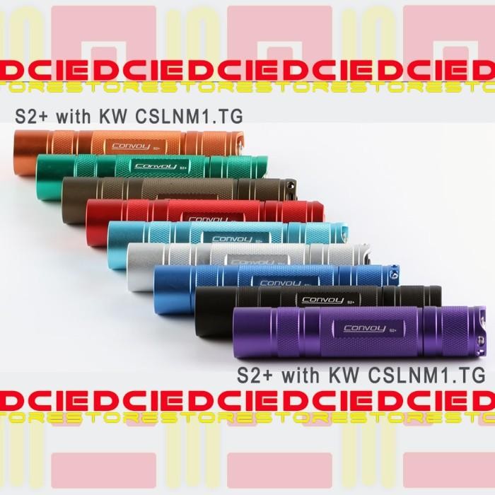 (Allthebest) Senter Convoy S2+ Osram KW.CSLNM1.TG 1000 Lumens with Gift Box