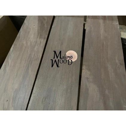 (Allthebest) Papan kayu besi kayu ulin tua tebal 2 lebar 8 Cm