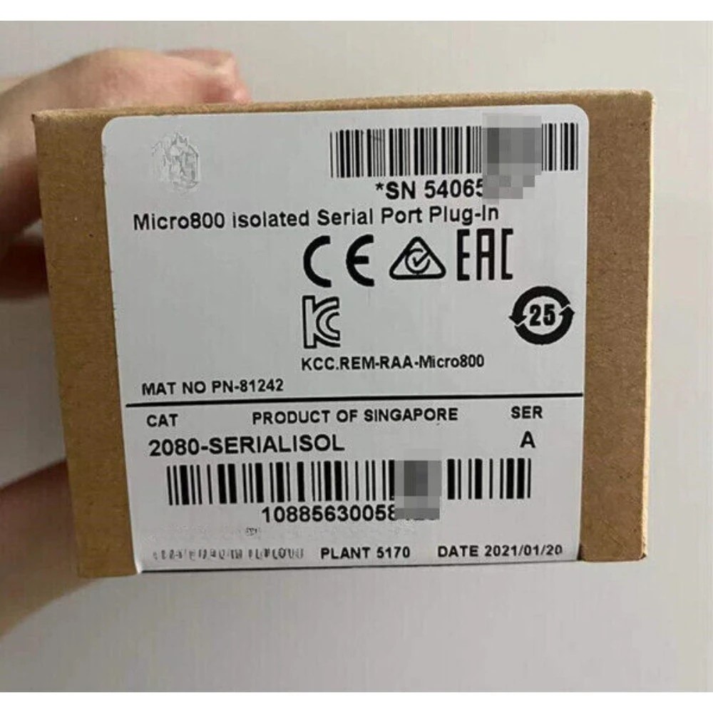 NEW SEALED 2080-SERIALISOL Micro800 Isolated Serial Port Plug-In LR0GW