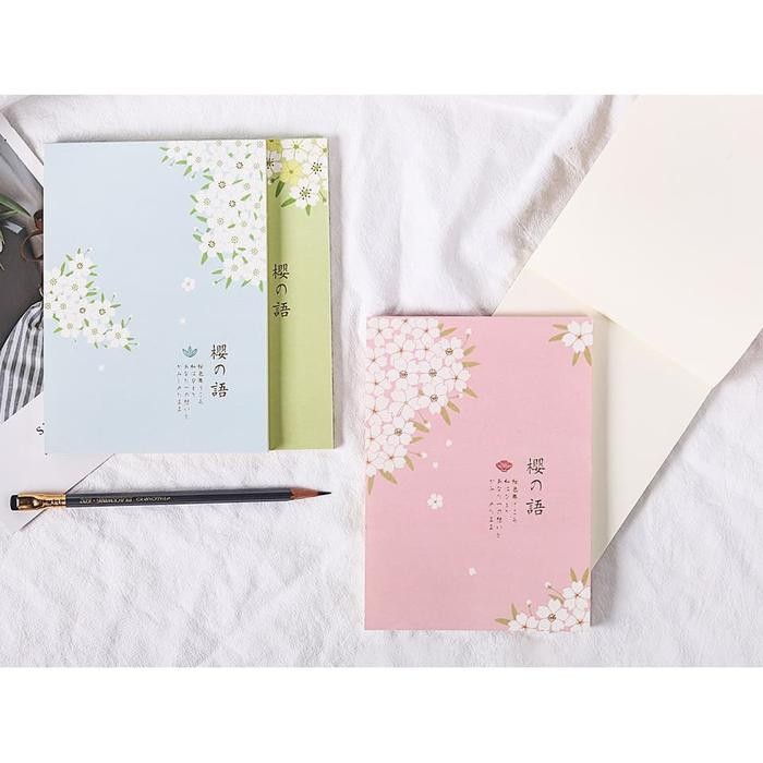 

The Language of Sakura Plain Notepad B5 / Buku Tulis B5 / Buku Catatan