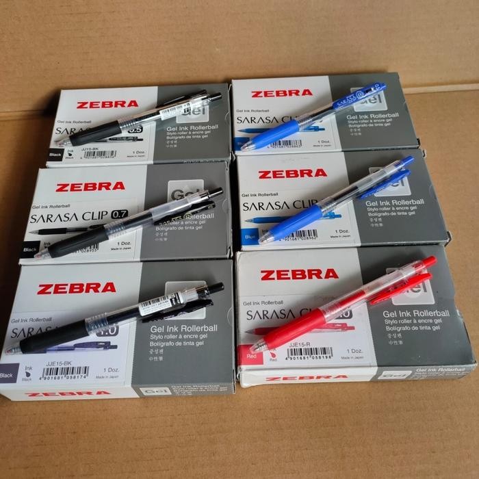 

pulpen zebra sarasa clip gel original