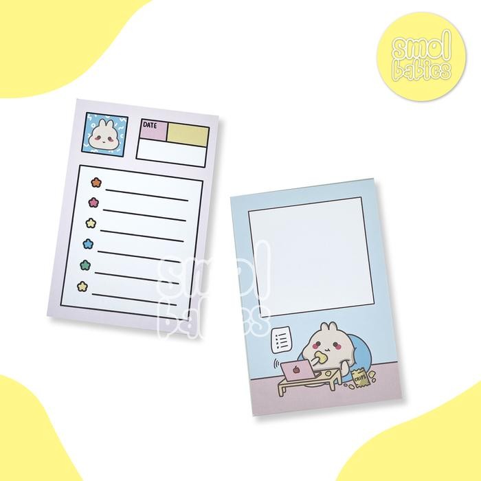 

SmolBabies - Note Pad Kertas Tulis Gambar Lucu Rabbit