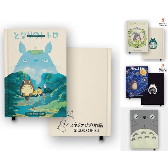 

Buku Catatan Notebook Anime Totoro Ghibli Platform Hardcover Agenda Diary Journaling Book Sketchbook