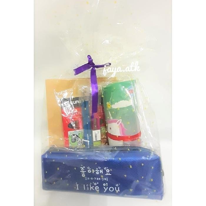 

PAKET ALAT TULIS BINGKISAN KADO ULTAH SOUVENIR PLUS PENSIL WARNA