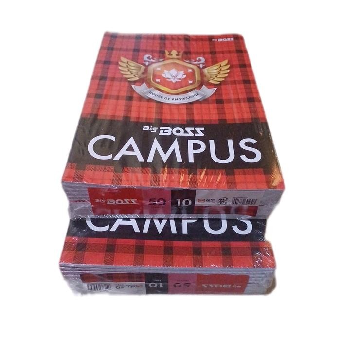 

1 PAK BUKU TULIS BIG BOSS CAMPUSS@50LEMBAR ISI 10pcs [UKURAN BESAR&PANJANG] Paper Stationery