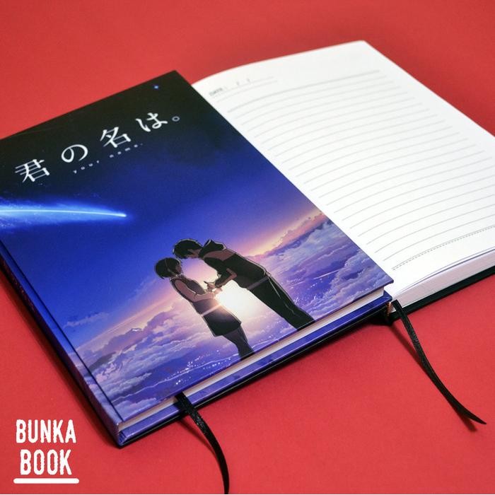 

Note Book Anime Kimi no na wa (B) Hardcover (Kertas Bergaris)