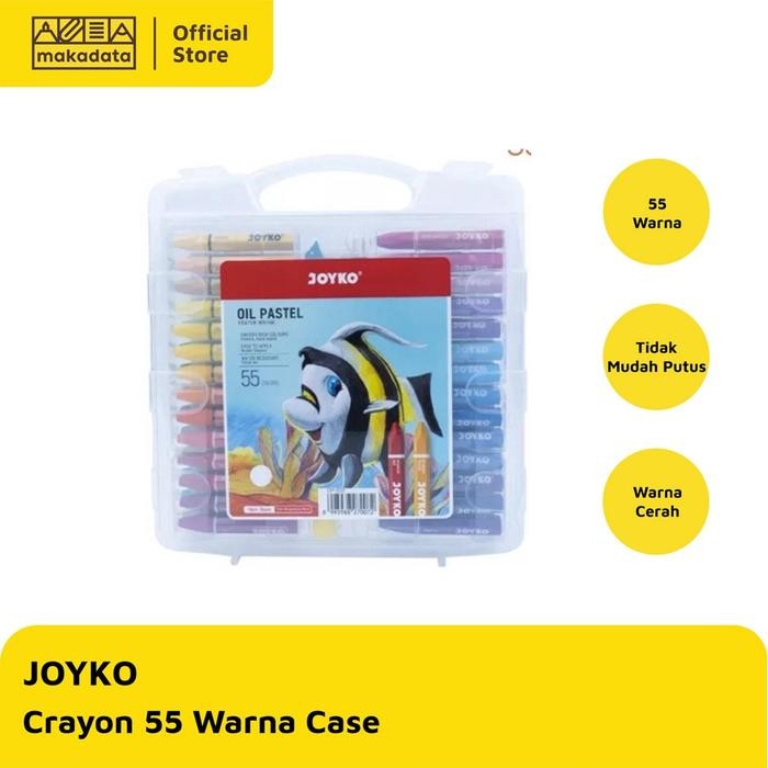 

CRAYON / OIL PASTEL-JOYKO ISI 55 WARNA MURAH