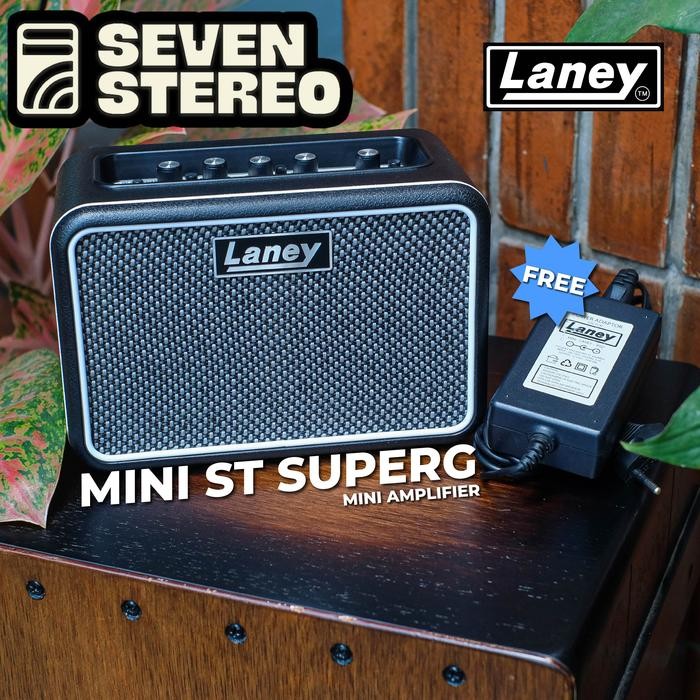 Promo Laney Mini St Superg Supergroup Battery Powered Guitar