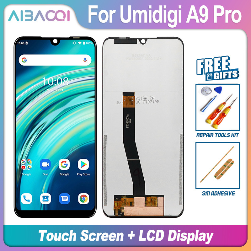 AiBaoQi Touch Screen+LCD Display Component Replacement For Umidigi A9 Pro A7 A7 Pro A5 Pro Phone