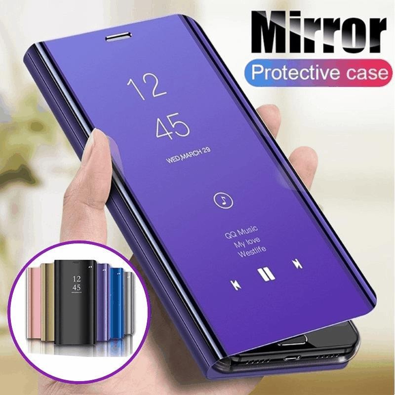 Fashion Mirror Flip Case For Samsung Galaxy A51 A71 A52 A50 A70S21 A20 A30 A20e  A31 A41  A81 A91  A