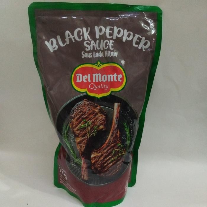 

ASLI delmonte black pepper sauce 1kg saus lada hitam READY STOCK