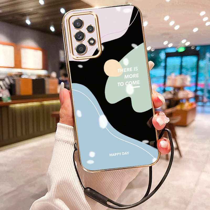 Casing Hp Untuk Samsung Galaxy A52 4G A52 5G A52s 5G Case Casing tas wajah tersenyum Kesing HP Cesin