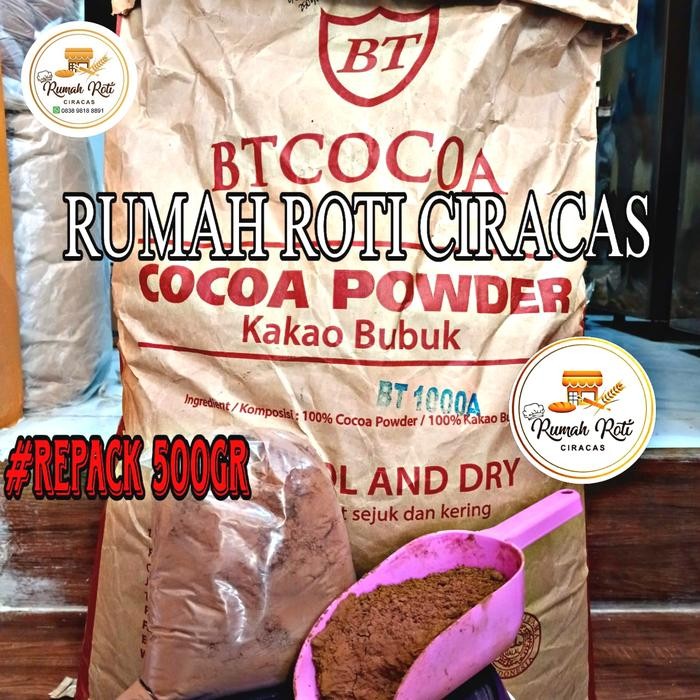 

BT COCOA POWDER KAKAO BUBUK BT1000A REPACK 500GR COKELAT CHOCO
