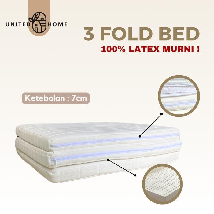 Masterpiece Kasur Lipat 3 Fold Latex / Kasur Lantai Latex