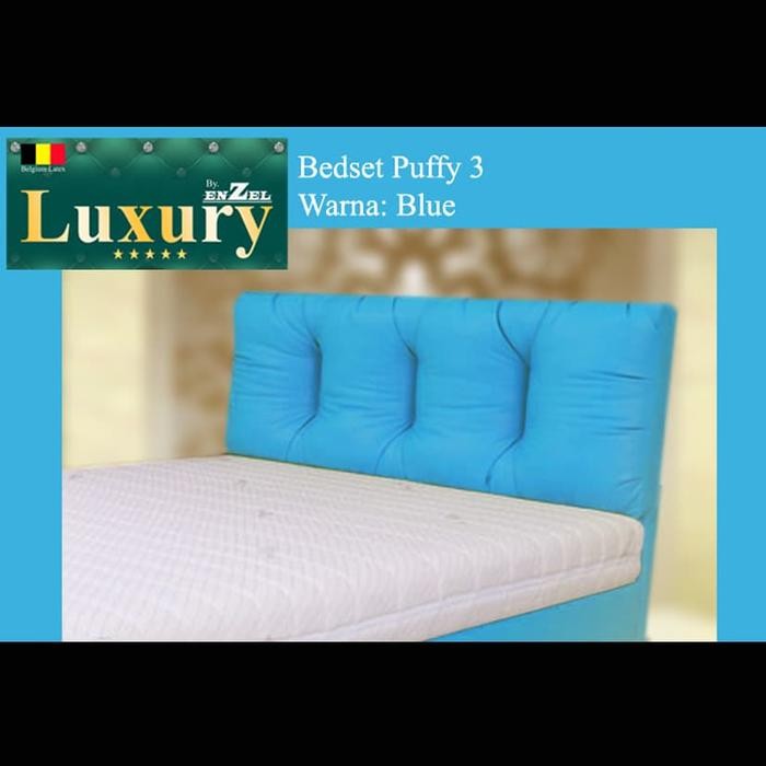 Full Set Kasur Full Latex + Bedset Ukuran 180X200X30 Hard Orthopedic