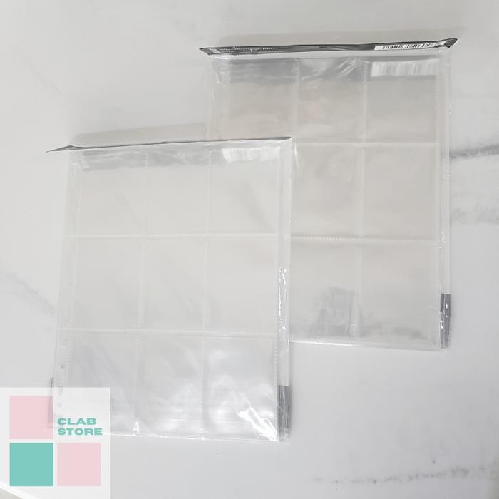 

Sultan Sleeve A4 9P Page Binder 9 Pocket Topload Ring Binder Album For Kpop Pc Pokemon Sport Card