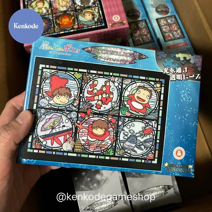 Diskon Puzzle Crystal 208Pcs Totoro Kiki'S Spirited Away Ghibli Store Japan Cod