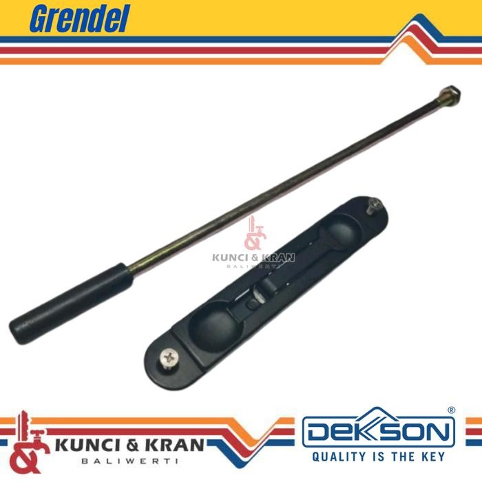 HOT PROMO Grendel Tanam Pintu Aluminium Dekkson Flush Bold 508 Black Hitam