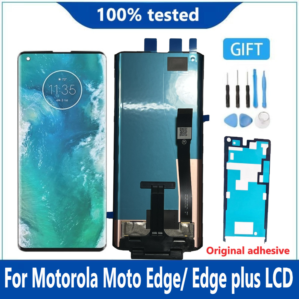Original For Motorola Moto Edge+ XT2061-3 -1TouchScreen Digitizer For Moto Edge 2020 lcd XT2063-3 XT