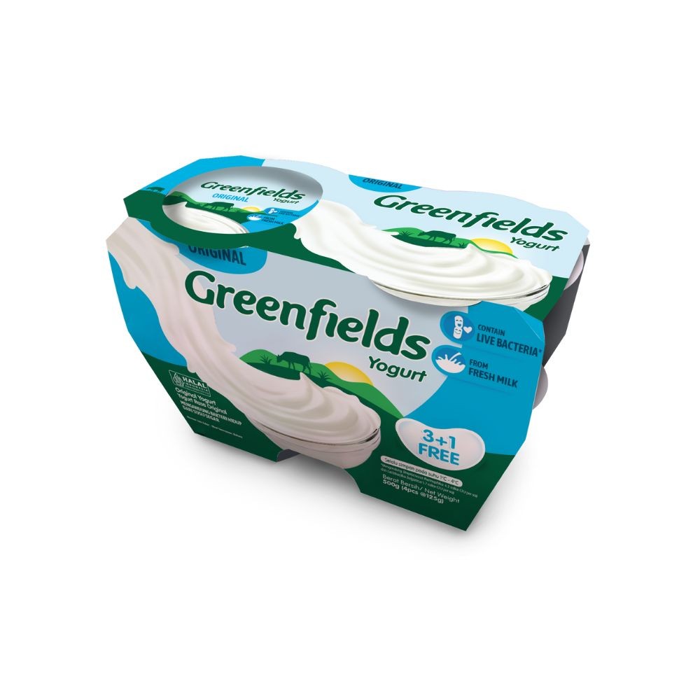 

Greenfields Yogurt Original Multipack 4 x 125 gram