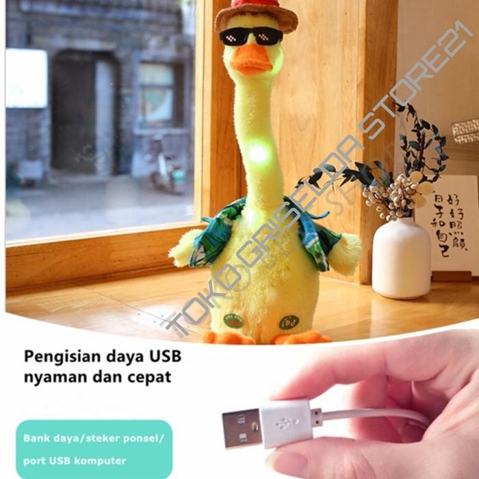 Terlaris- Bebek Tiru Suara Dancing Kaktus Tiktok Viral Bebek Goyang Duck Rekam -Gratisongkir