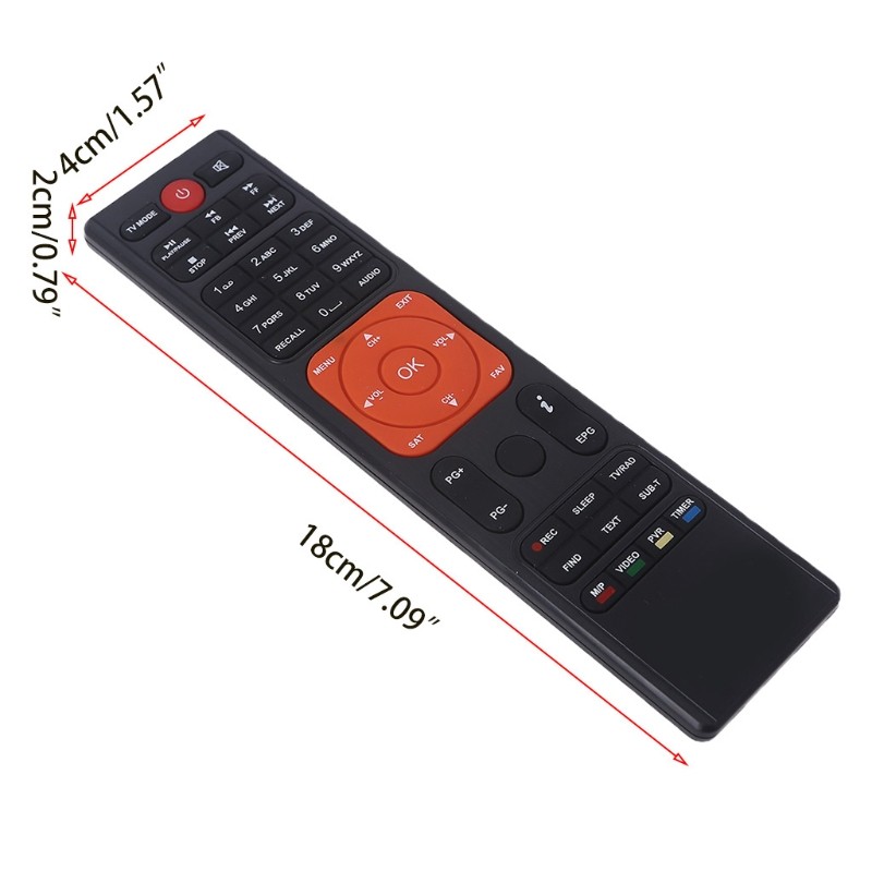 1Piece Gtmedia Wearproof Black Remote Control Fit for V7 V7S V7 V7