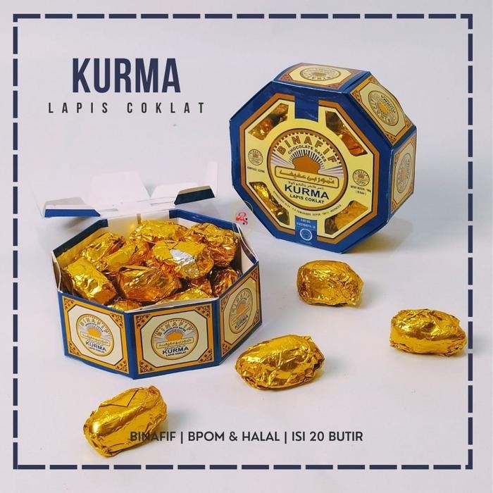 

Kurma Lapis Coklat Bin Afif isi 20 coklat kurma