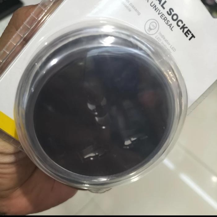 KRISBOW STOP KONTAK UNIVERSAL ROUND - HITAM