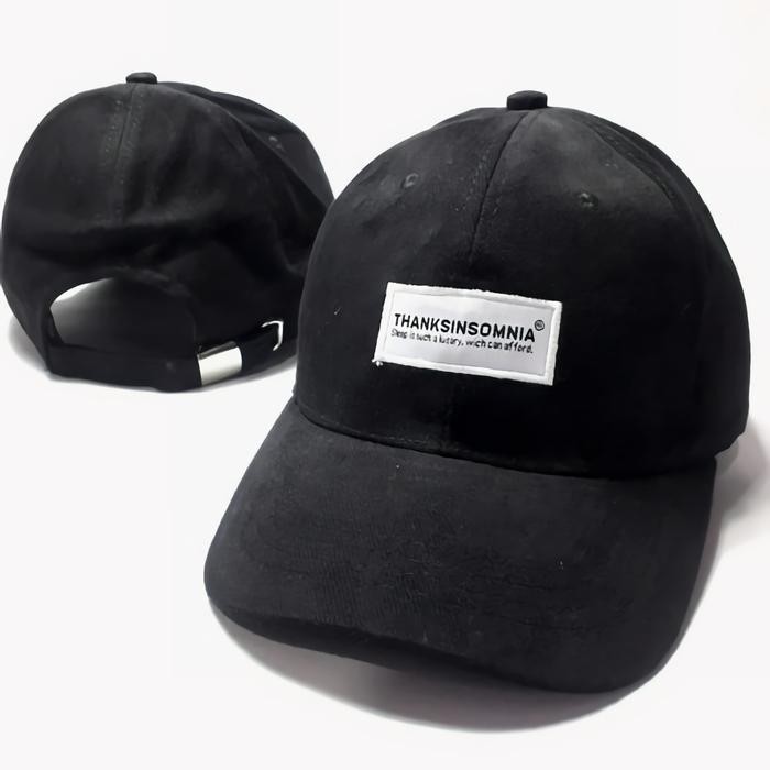 Topi Baseball Thanksinsomnia Caps Distro Unisex Pengait