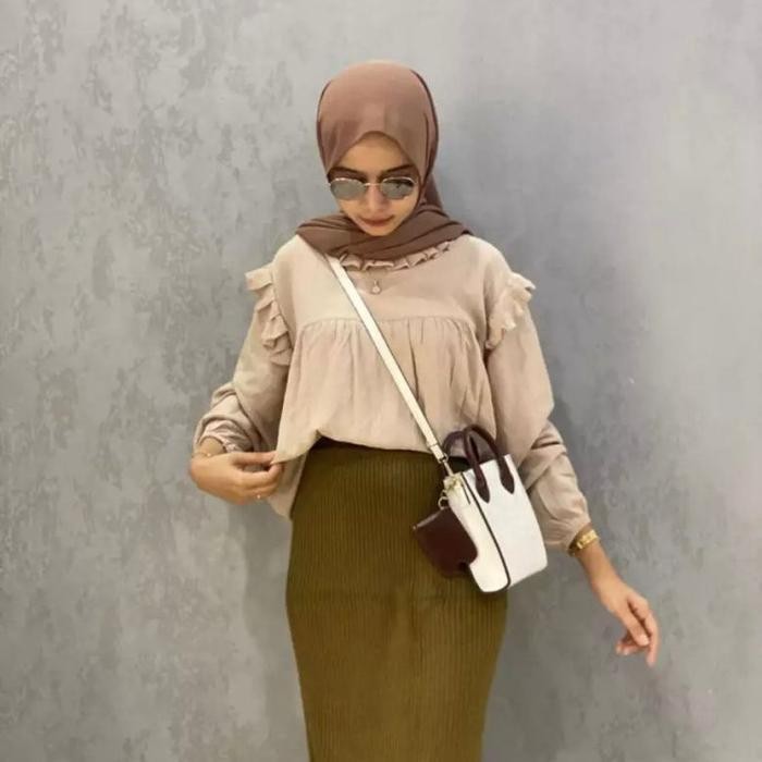 (Expert) DAISY BLOUSE ATASAN WANITA CRINKLE BLOUSE CRINKLE TERBARU