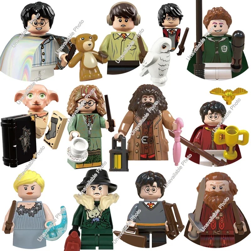 Netease Wm6041 Anime Harry Potter Mini Action Bricks Toy Figures Cedric Diggory Mad-Eye Moody