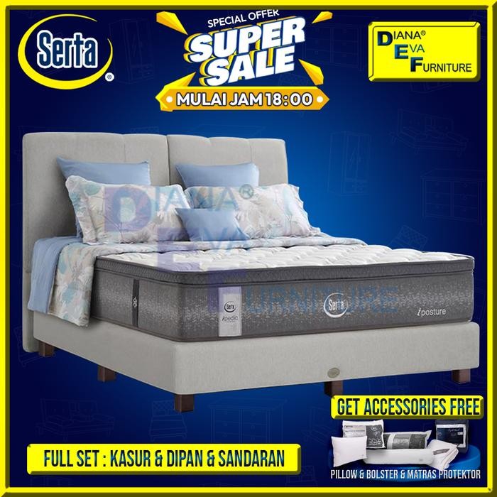 Serta Iposture Set Kasur Springbed