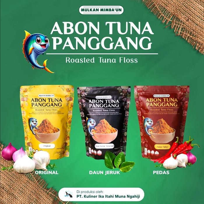 

Abon Panggang Tuna Abon Ikan Tanpa Proses Goreng Non Kolesterol