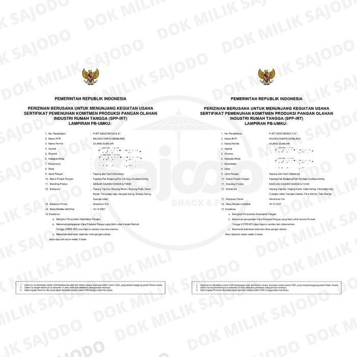 

3 BASO ACI FREE SEBLAK SAJODO SNACK & FOOD