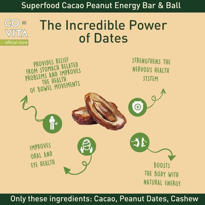 

Covita Superfood Energy Bar - Cacao Peanut