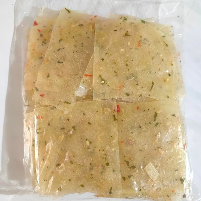 

krupuk opak mentah khas Siantar homemade kerupuk opak singkong sayur