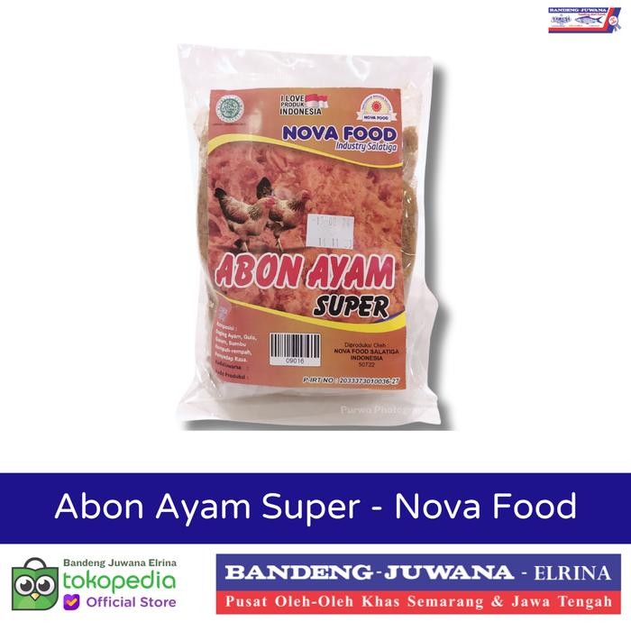 

Abon Ayam Super merek Nova Food