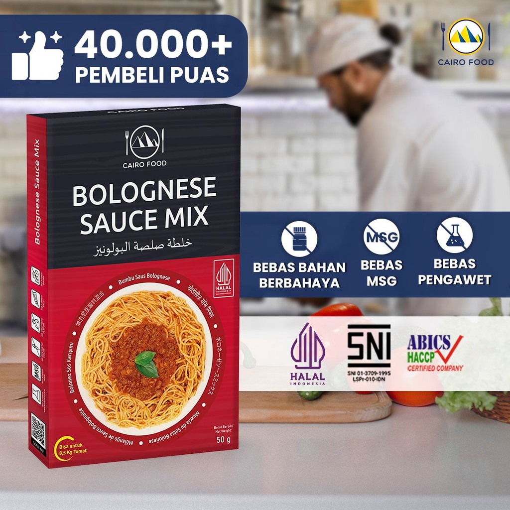 

Cairo Food - Bumbu Saus Bolognese Asli Rempah