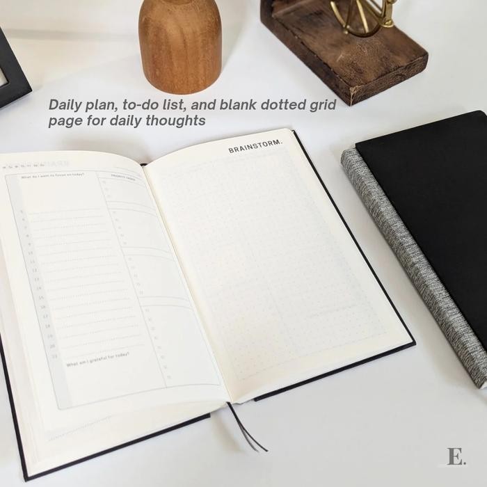 

Goal Setting Planner - Hard Cover By Envision Undated Daily Productivity Journal