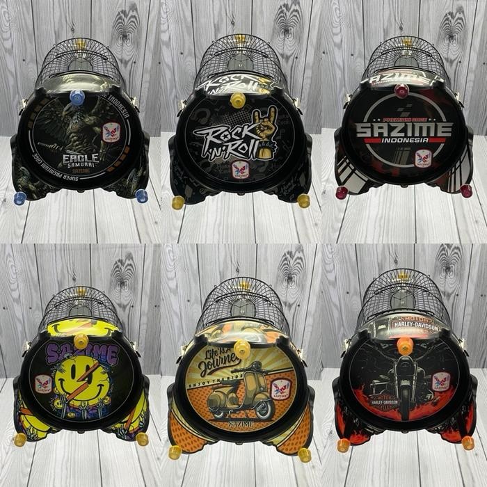 SANGKAR SAZIME DECAL PLECI / KONIN / PRENJAK / CIBLEK / BURCIL LAINNYA DIM 23 CM