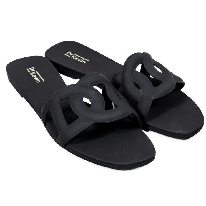Dr. Kevin Sandal Selop Hak Rata Wanita Flat Sandals 571-200 -Gratisongkir