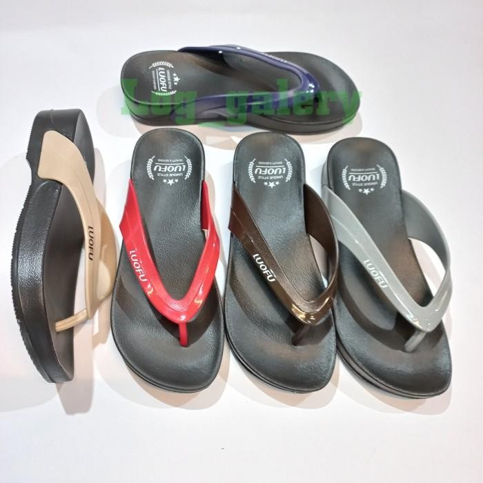 Sandal Wanita Flip Flop/Jepit Luofu E7161 - Sh2Wk -Gratisongkir