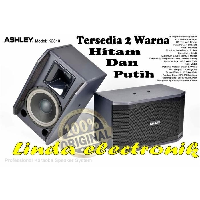 Bagus Speaker Pasif Ashley K2310 10Inch Ashley K 2310 Oryginal