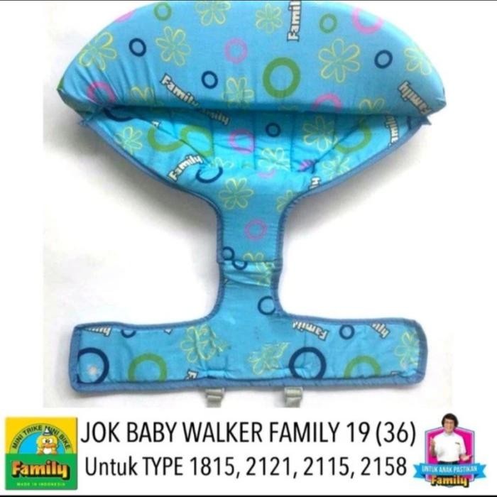 busa kain jok joc kursi dudukan baby walker family 2121 2115 2117 2158