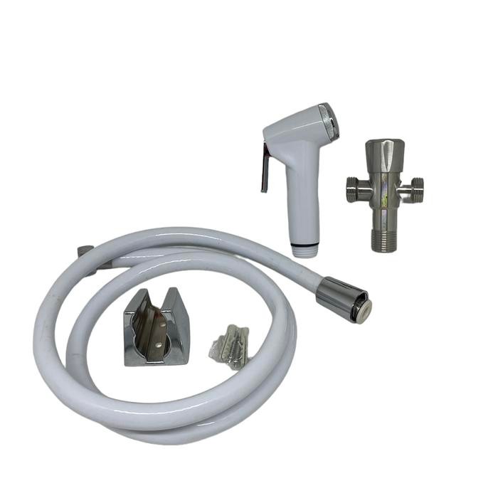 Paket jet shower / shower cebok / shower closet + stop kran cabang