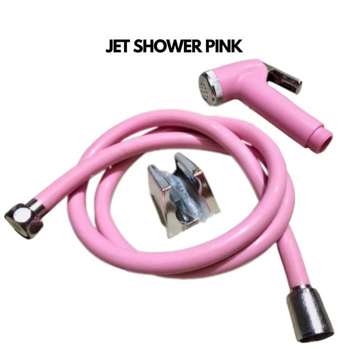 Jet Shower Toilet Pink / Selang Bidet Wc / Shower Cebok