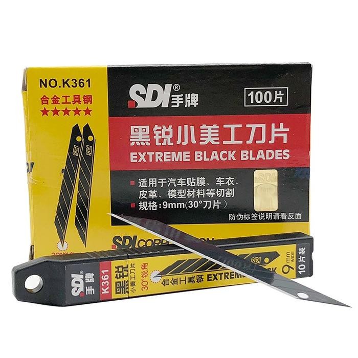 

AT Extreme Black Blade Refill for SDI Small Cutter Knife 10pcs 9mm 30