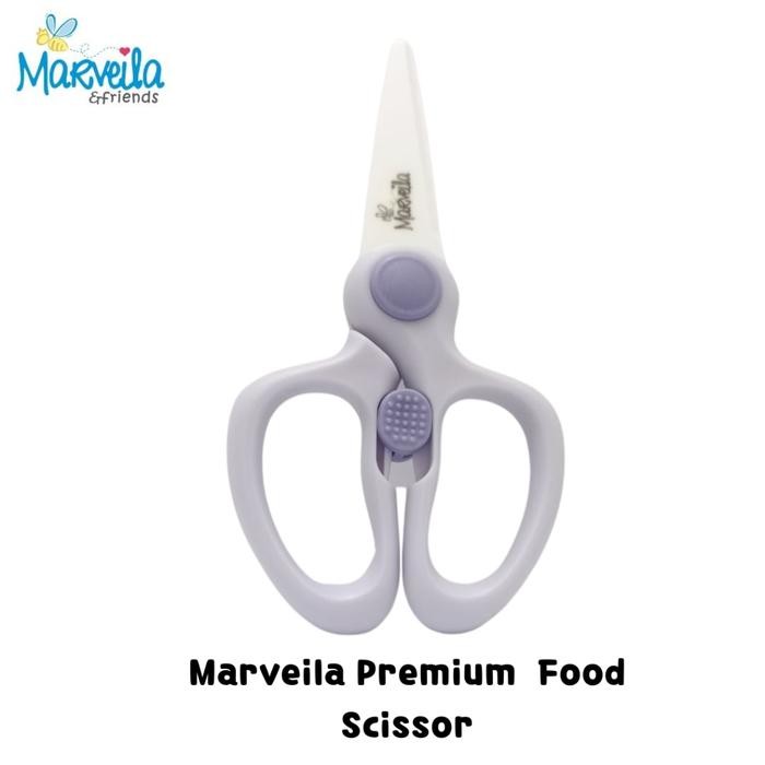 

AT Marveila Food Scissors Gunting Makanan Baby Noodle Scissor